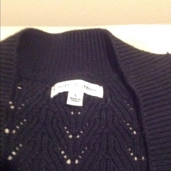 Croft & Borrow black shrug sweater - Picture 2 of 4